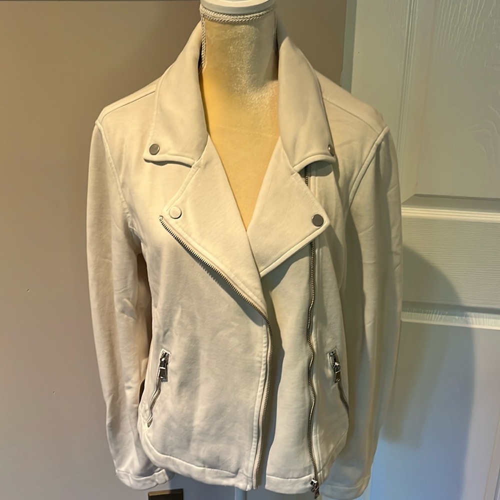 Anthropology Saige Knit Moto Jacket